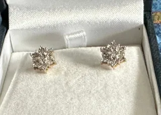 Pendientes Oro 18k Diamantes