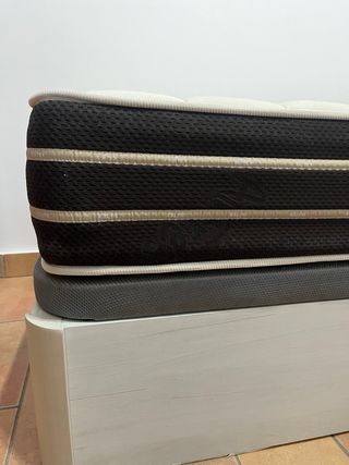 Cama 90 con canapé y almohada