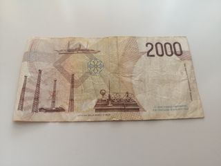 Banconota 2000 Lire Italia - Guglielmo Marconi