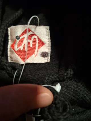 Sudadera con cremallera y logo