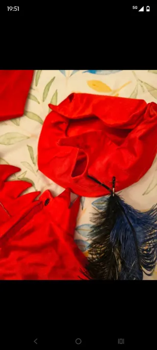 Disfraz chica fuego/rayo/mago