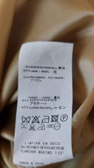 Falda recta Adolfo Dominguez verde oliva