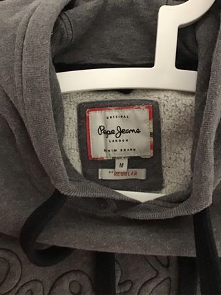Sudadera Pepe Jeans Gris con Logo