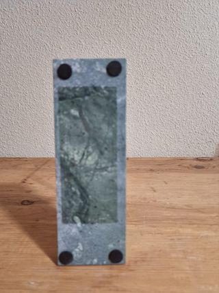 Soporte Joyas Dorado Mármol Verde