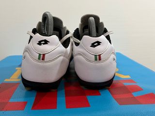 Scarpe Lotto Stadio calcio bianche oro