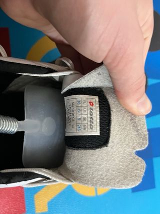 Scarpe Lotto Stadio calcio bianche oro