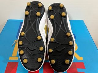 Scarpe Lotto Stadio calcio bianche oro