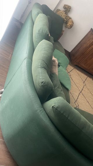 Sofá modular verde