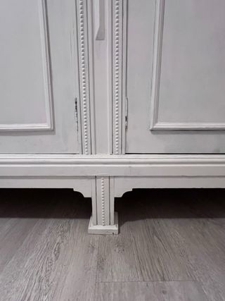 Armario vintage madera blanco