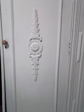 Armario vintage madera blanco