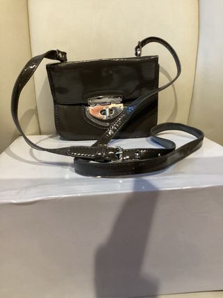 Lote 2 bolsos Carolina Boix gris y dorado