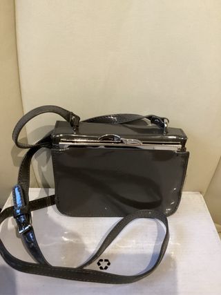 Lote 2 bolsos Carolina Boix gris y dorado