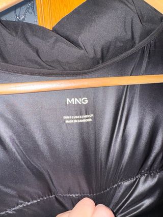 Abrigo largo Mango negro