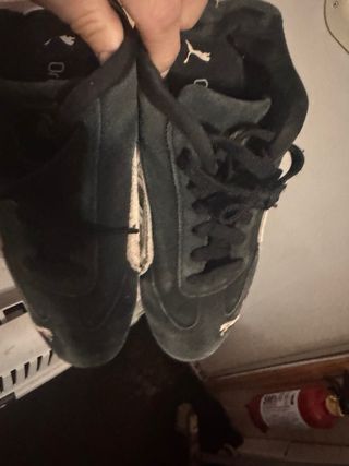 Zapatillas Puma Mujer Negro/Dorado