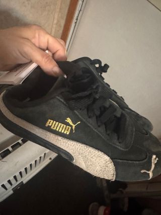 Zapatillas Puma Mujer Negro/Dorado