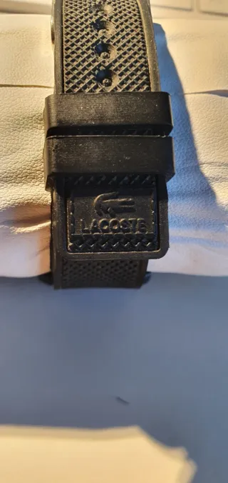 Reloj Lacoste Negro con Detalle Verde