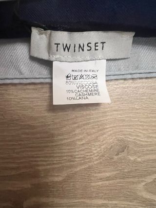 Stola Twinset blu fantasia