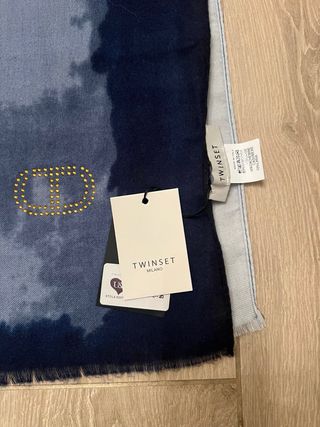 Stola Twinset blu fantasia