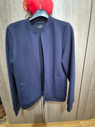 CALL & RISE Felpa Zip Blu Taglia S