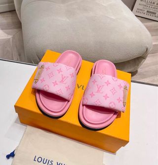 Chanclas Louis Vuitton Rosa