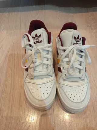 Zapatillas Adidas Mujer Blancas y Rojas