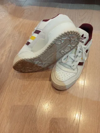 Zapatillas Adidas Mujer Blancas y Rojas