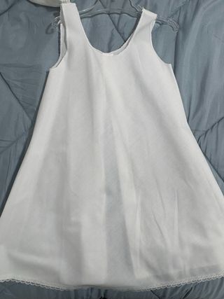 Conjunto vestido, rebeca y gorrito 0-3 meses