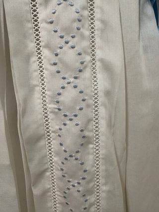 Conjunto vestido, rebeca y gorrito 0-3 meses