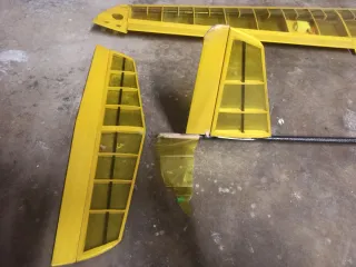 Avión Aeromodelismo Astra Planeador Amarillo