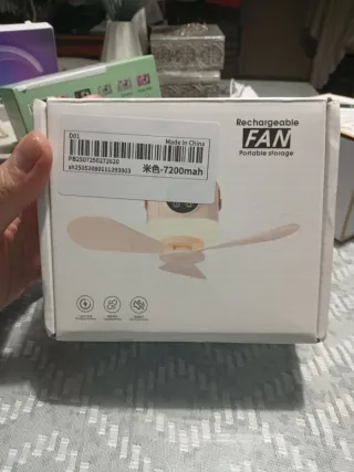 Ventilador Recargable Portátil 7200mah