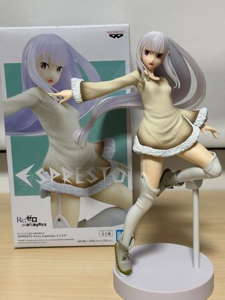 Figura Emilia Re:Zero ESPRESTO Banpresto