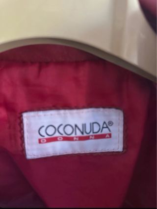 Giacca pelle Coconuda rossa