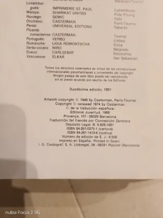 Lote libros de Tintin