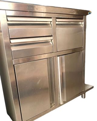 Mueble cafetero acero inoxidable