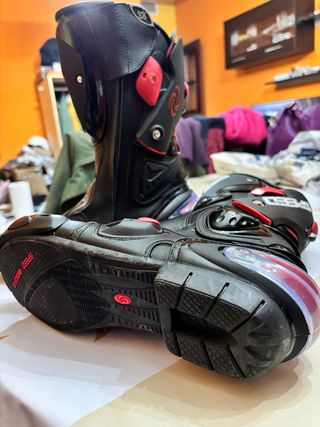 Botas Moto PRO-BIKER T43 Negras Rojas