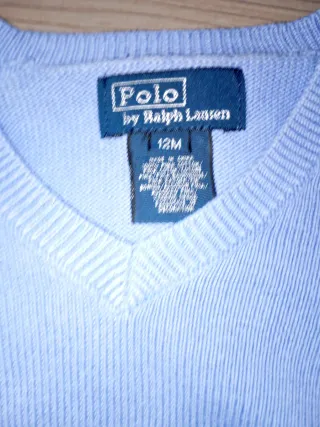 Jersey Polo Ralph Lauren niño azul
