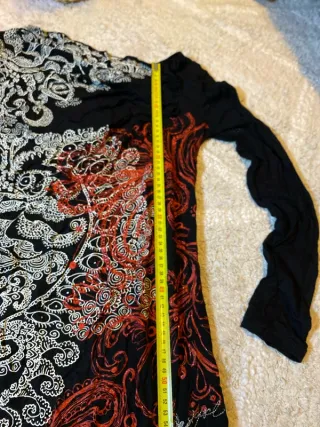 Camiseta manga larga estampada