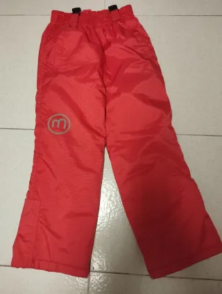 Pantalón de ski rojo