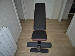 Banco de pesas y abdominales