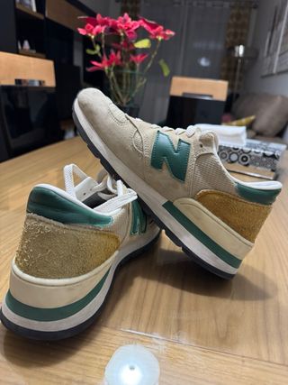 New Balance 990 V1 Beige/Verde
