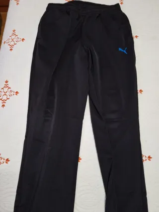 Chándal Puma Negro y azul talla 15 16 años