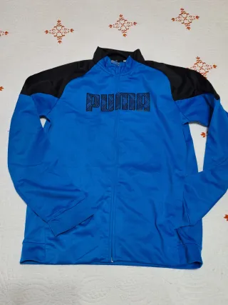 Chándal Puma Negro y azul talla 15 16 años