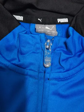 Chándal Puma Negro y azul talla 15 16 años