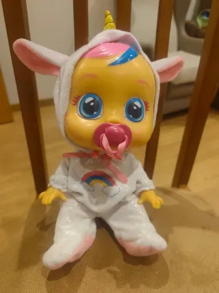 Muñeco Bebé Llorón Unicornio