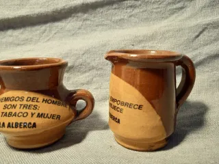 3 JARRITAS TERRACOTA. LA ALBERCA, SALAMANCA