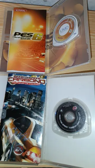 Pack PSP: PES 6 y Need For Speed Carbono