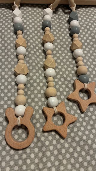 Arco de actividades de madera para bebé