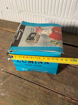 RADIO TRANSISTOR LUMINA. TELE MINIATURA. VINTAGE