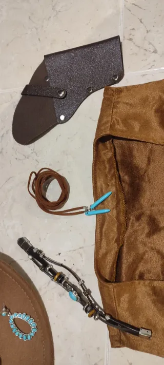 Disfraz Cowboy Mujer: Sombrero y Chaleco