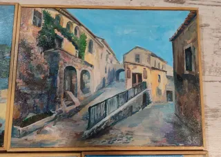 Set de 6 cuadros decorativos con paisajes